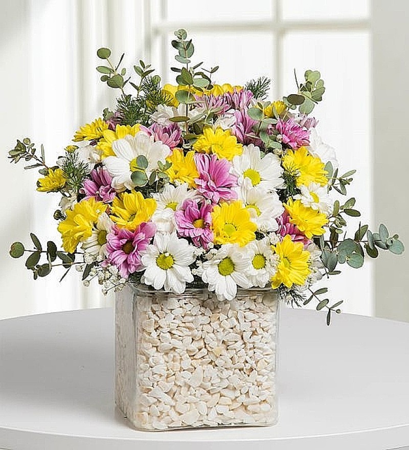 CAM VAZODA KIR ÇİÇEĞİ